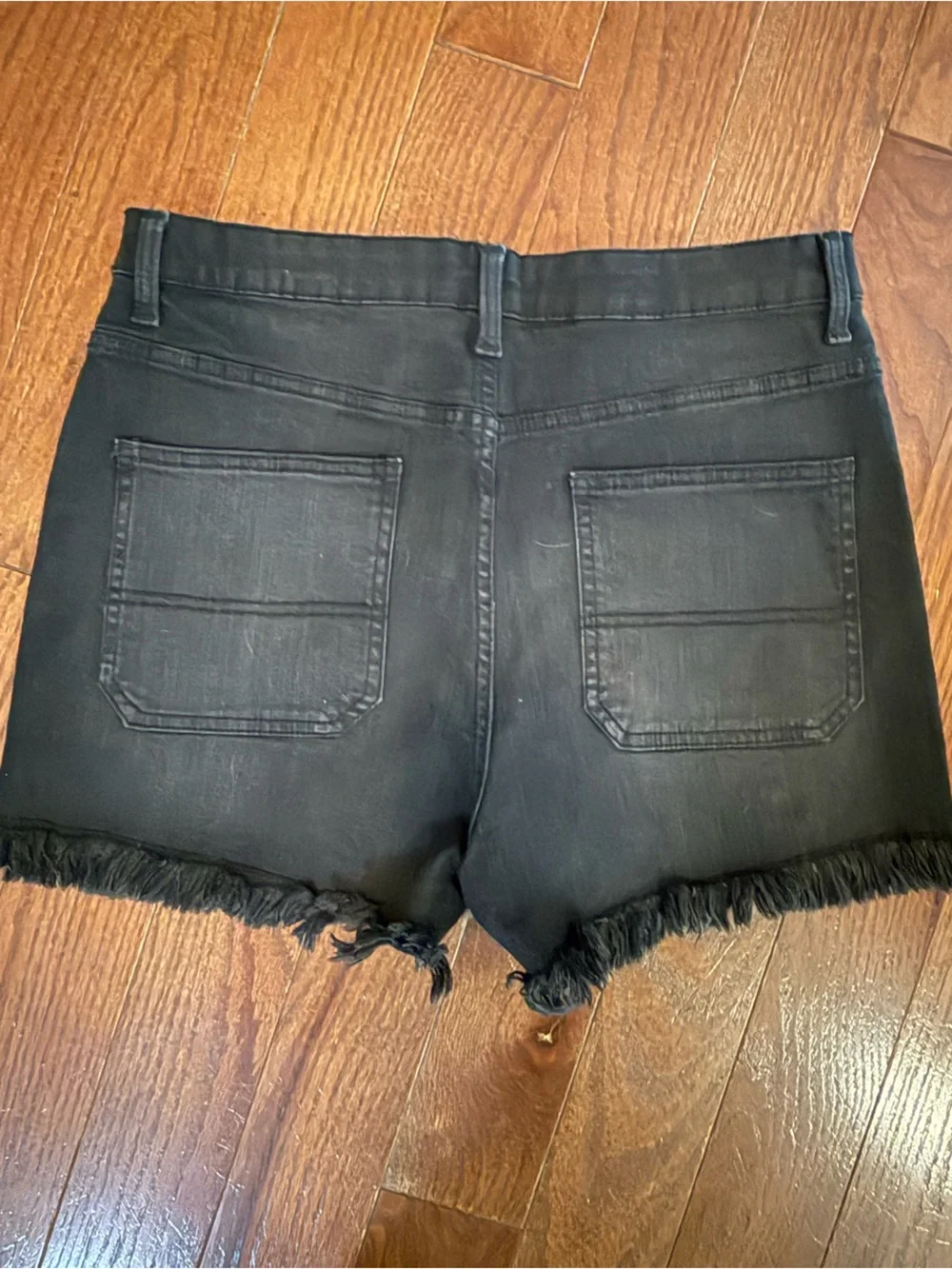 Black NO BOUNDARIES denim shorts